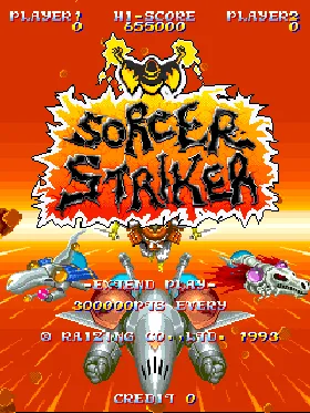 Sorcer Striker (World) screen shot title